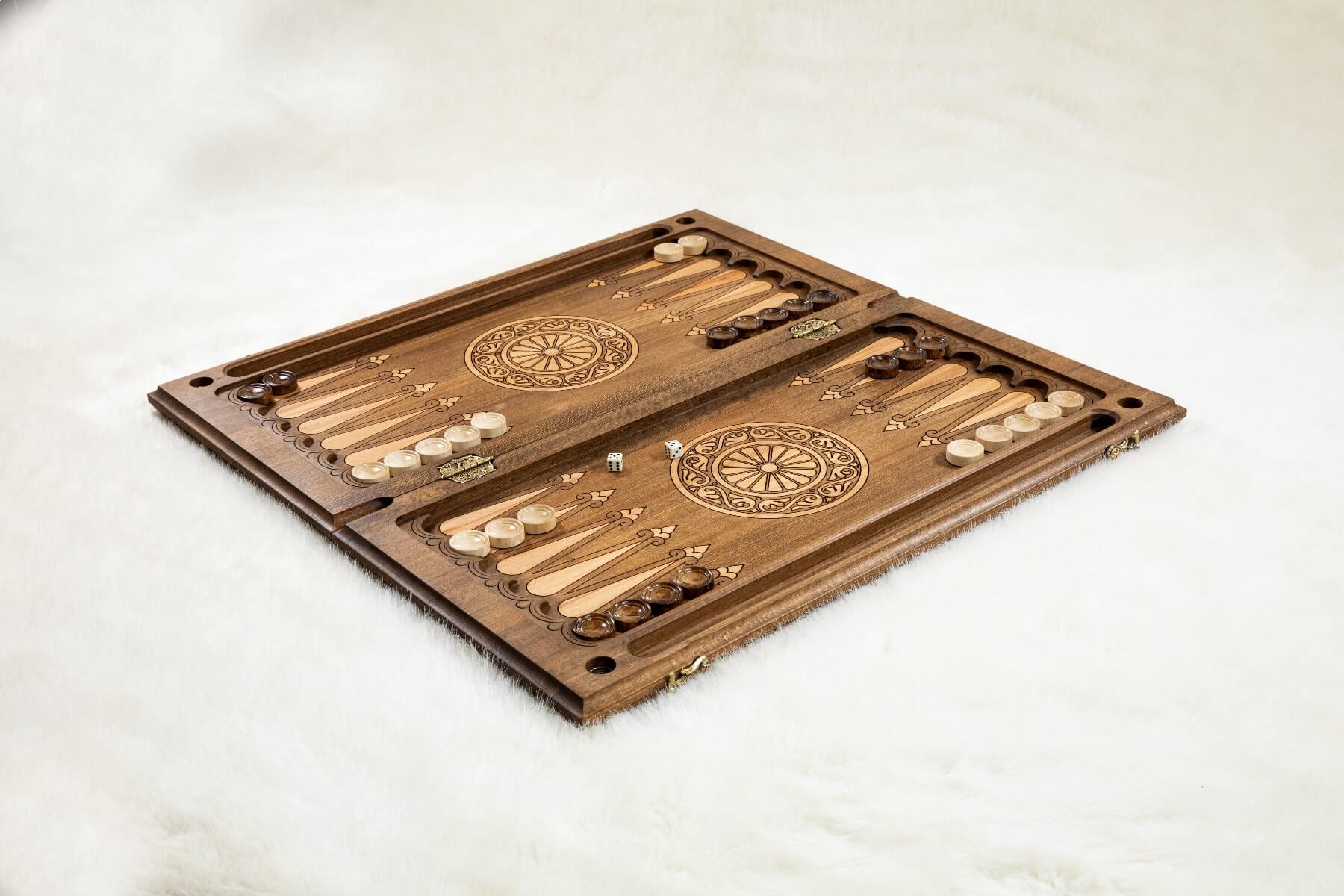Plateau de Jeu Backgammon | Les Échiquiers du Roi Plateau de Jeu Backgammon | Les Échiquiers du Roi
