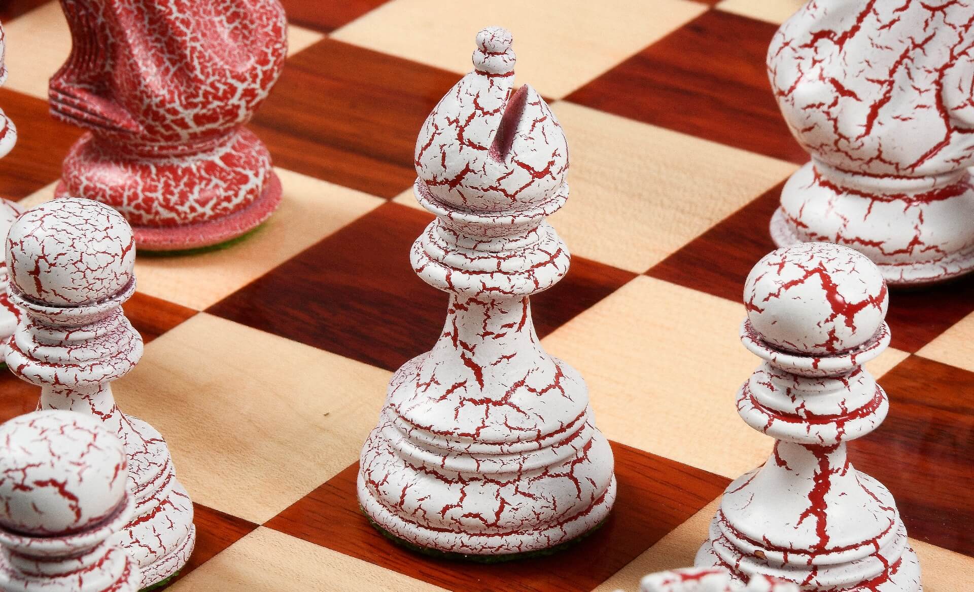 Jeu d'Échecs Coloré Fabrication Artisanale