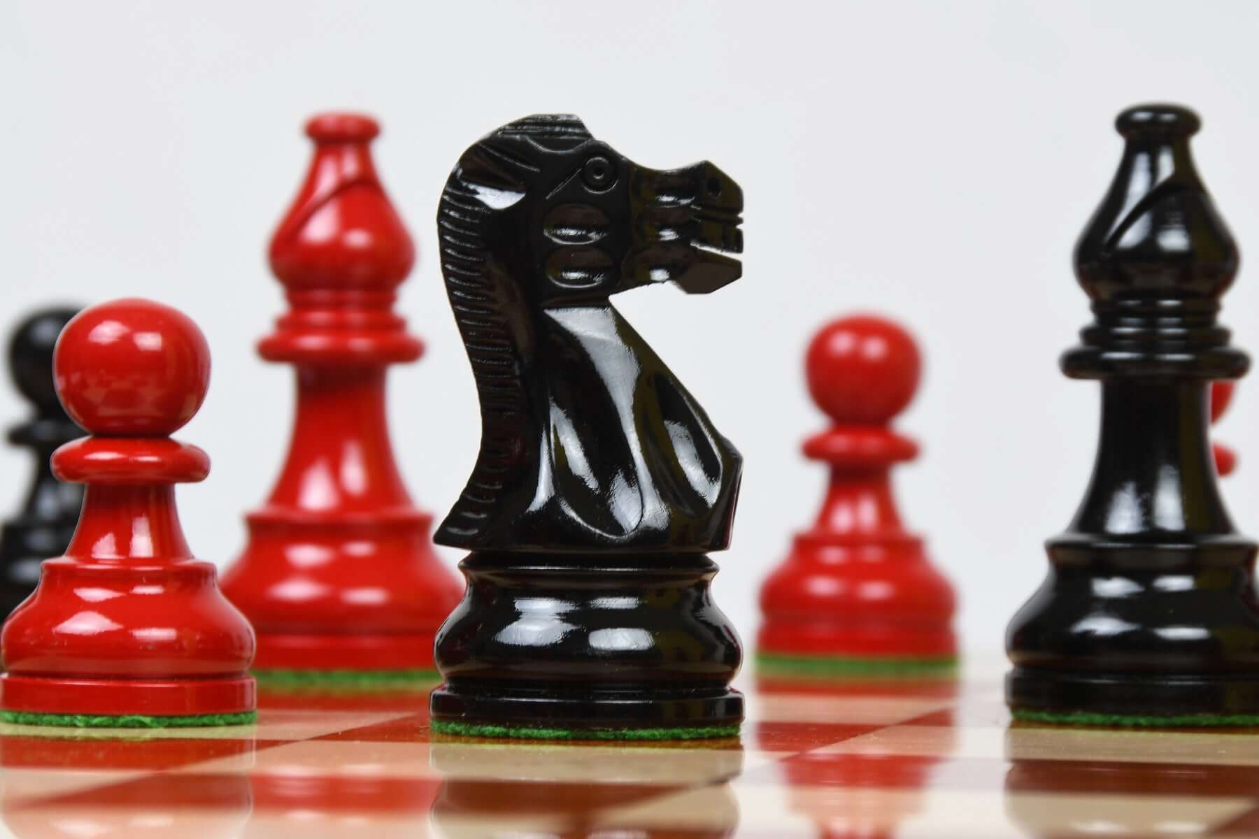 Jeu d'Échecs <br>en Bois Africain