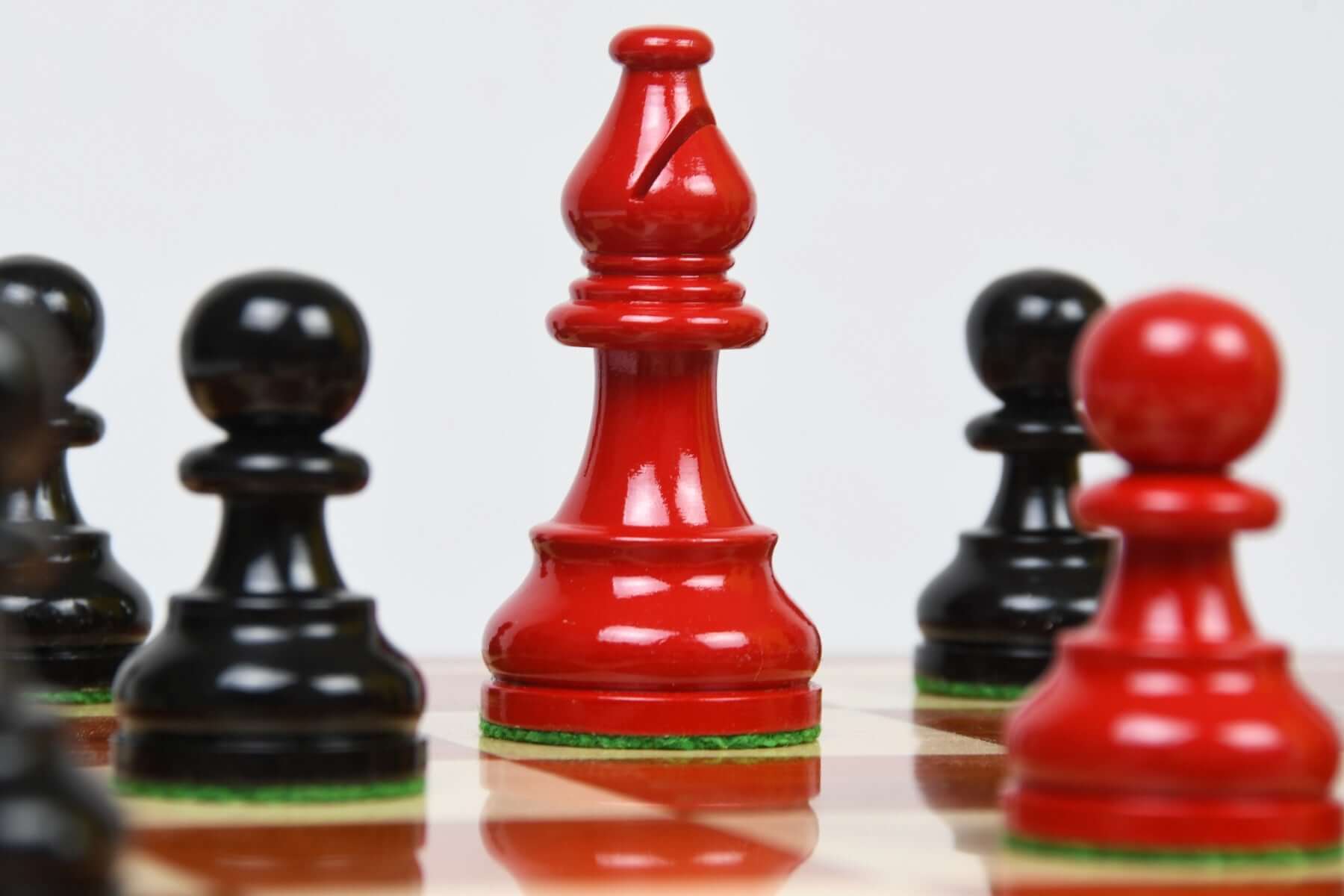 Jeu d'Échecs <br>en Bois Africain