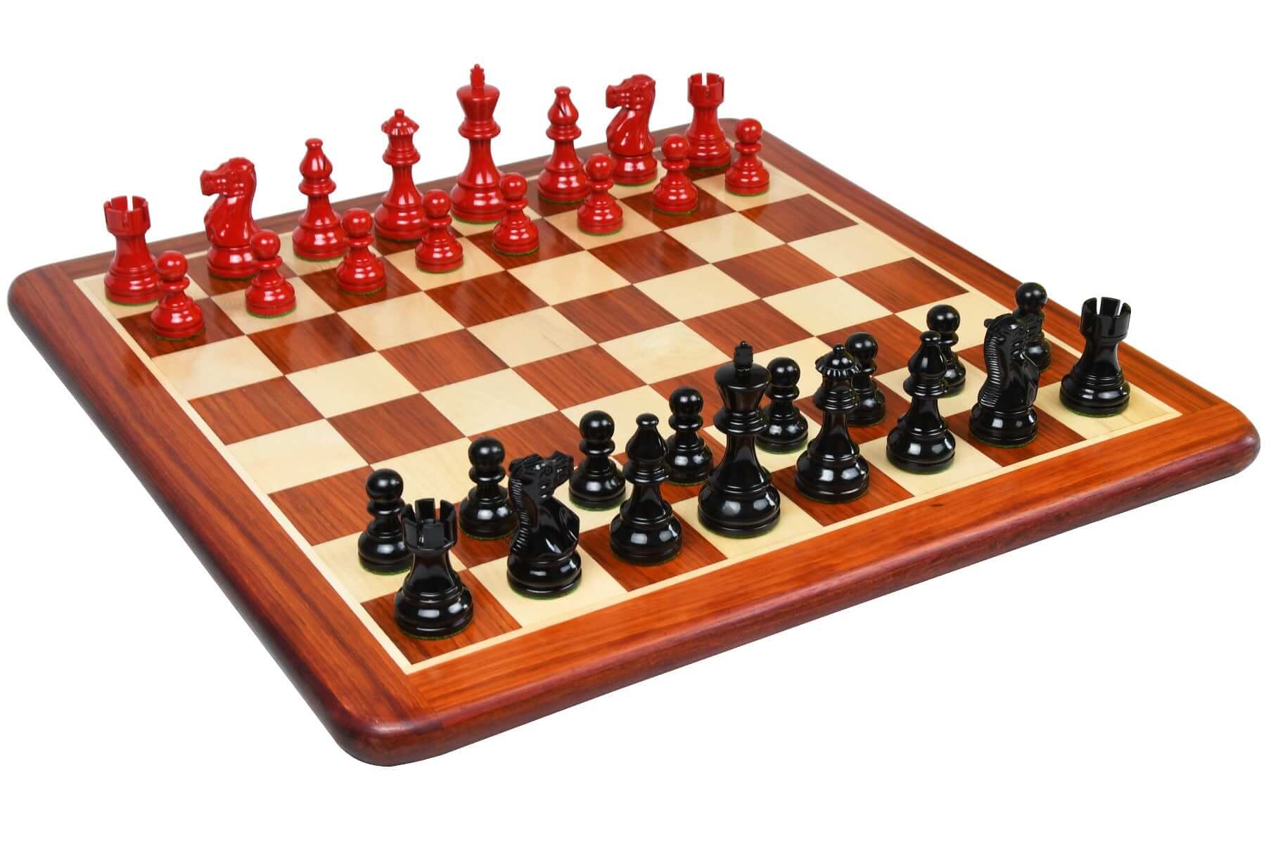 Jeu d'Échecs <br>en Bois Africain