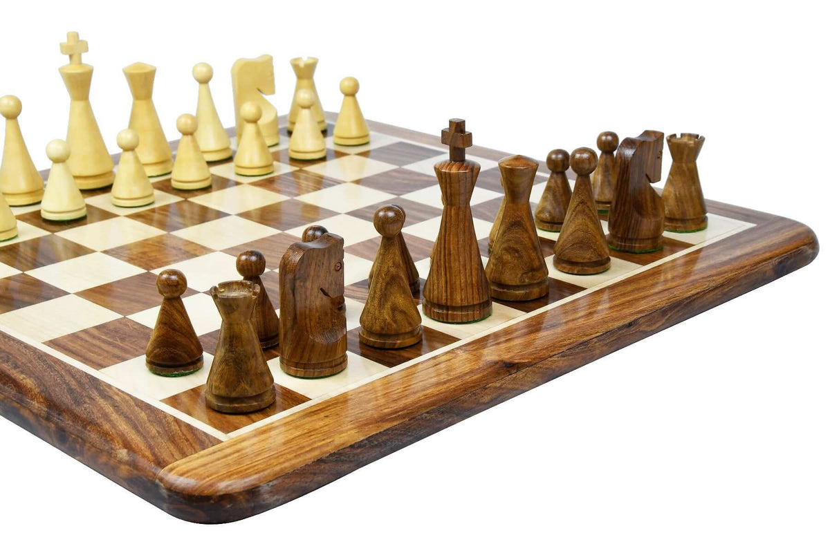 Magnifique coffret de jeux d'échecs de luxe en bois 30 cm - Jeux de société Magnifique coffret de jeux d'échecs de luxe en bois 30 cm - Jeux de société