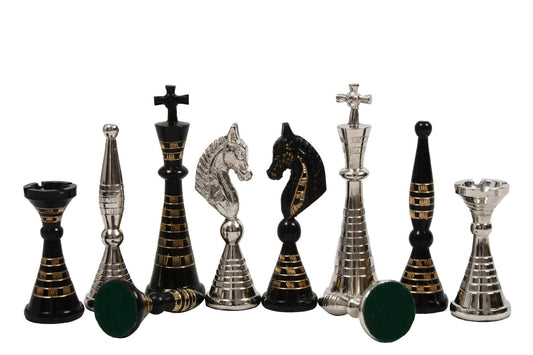 Jeu d'Échecs en Argent Fabrication Artisanale
