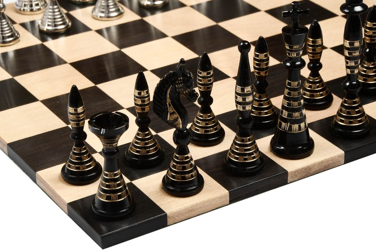 Jeu d'Échecs en Argent avec Pions