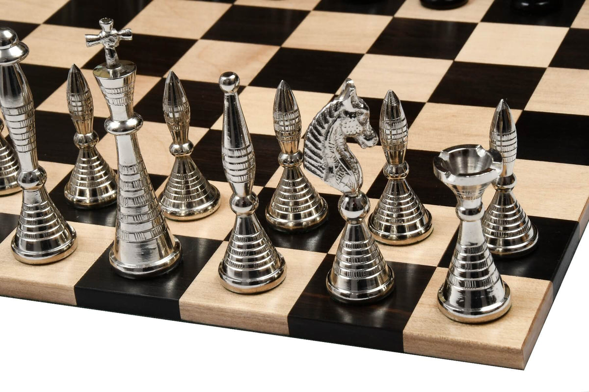 Jeu d'Échecs en Argent avec Tours