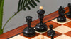 Jeu d'Échecs <br>en Bois de Buis Rouge Carmin