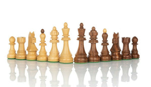 Jeu d'Echecs en Bois Polonais de Luxe