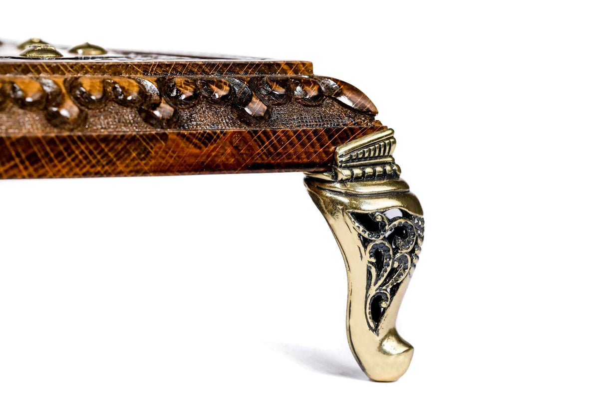 Jeu d'Échecs en Bois Précieux Cavalier