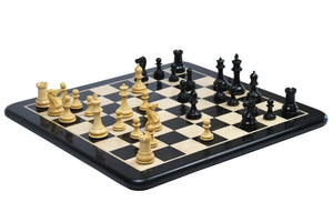 Jeu d'Echecs en Bois Staunton Noirs