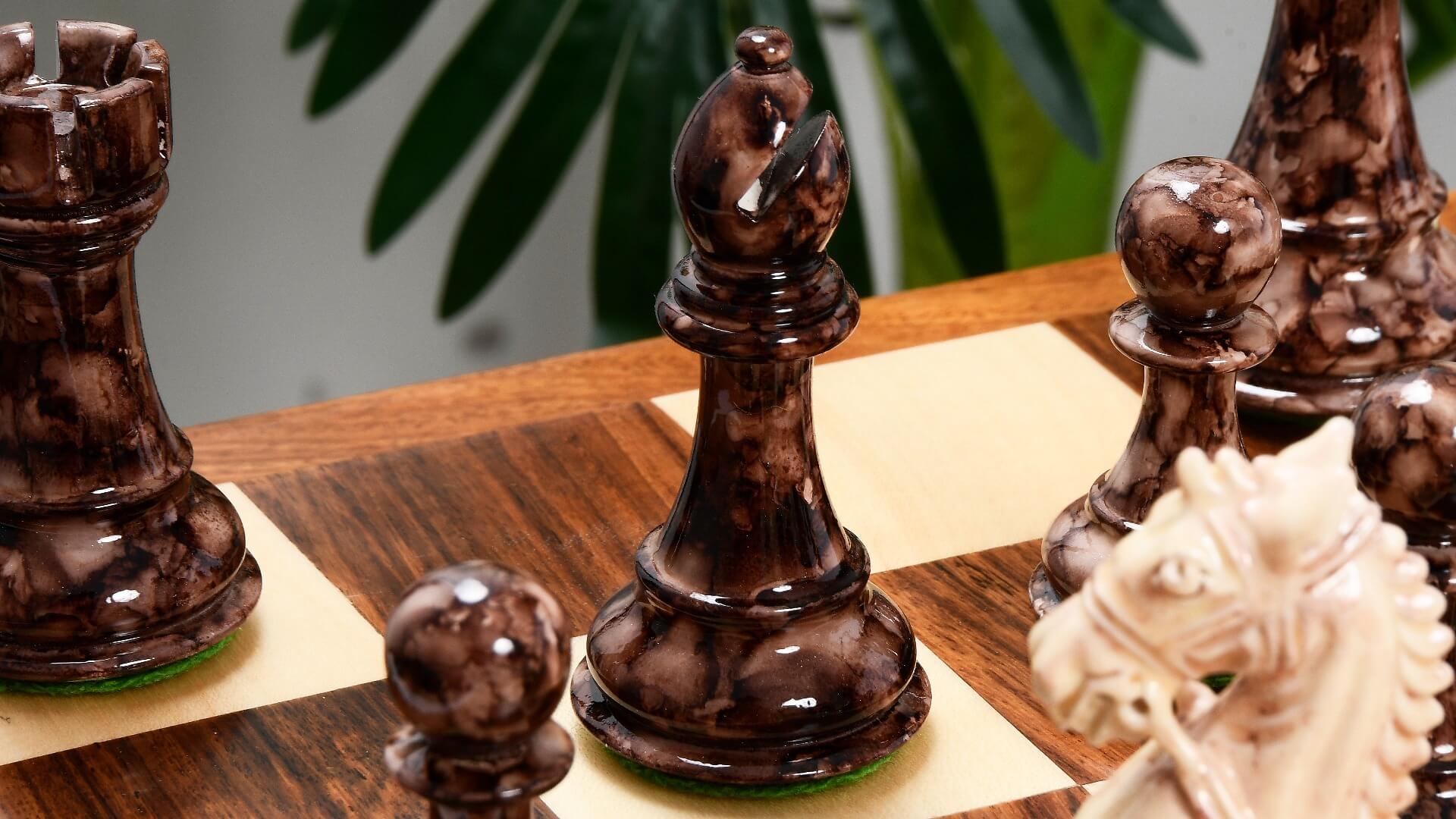 Jeu d'Echecs Marbre Pions