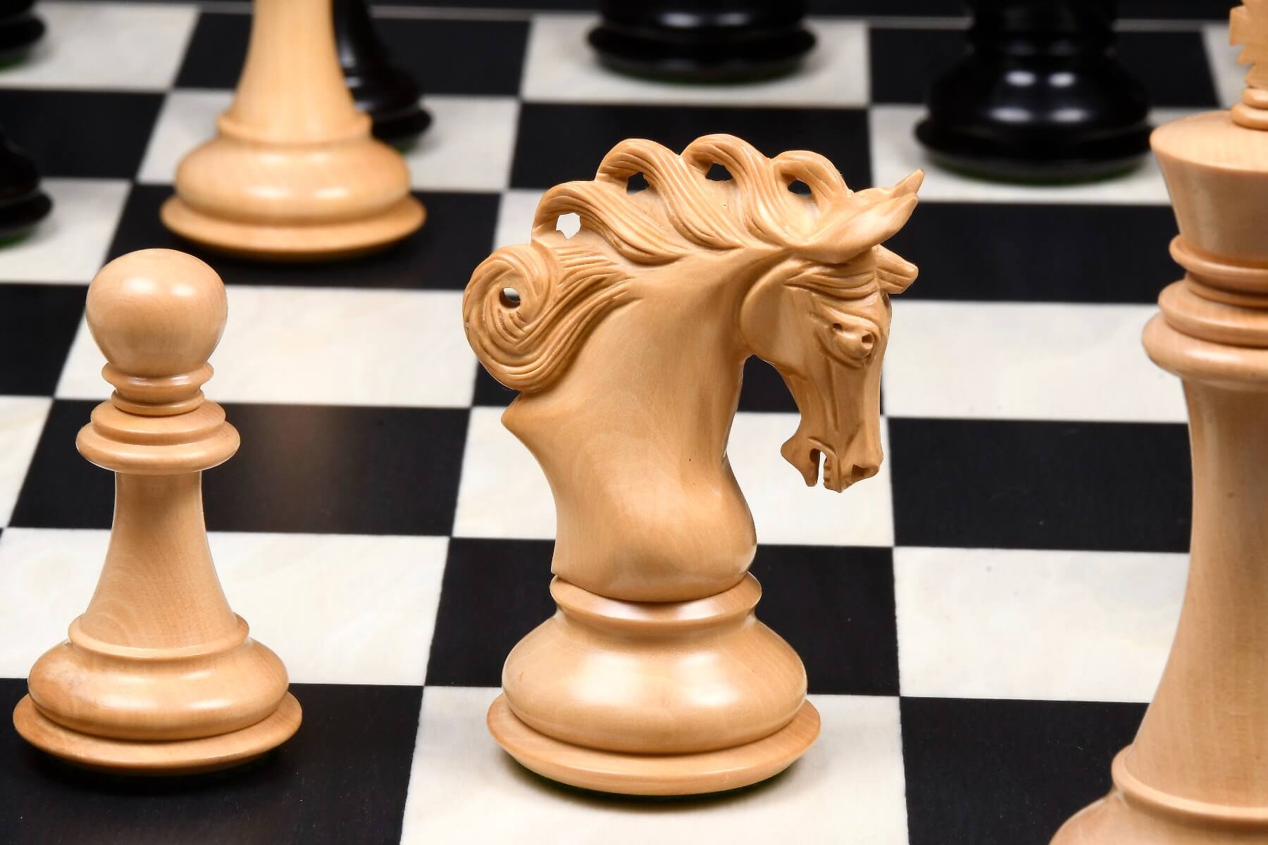 Jeu d'Échecs Noir et Blanc Fou