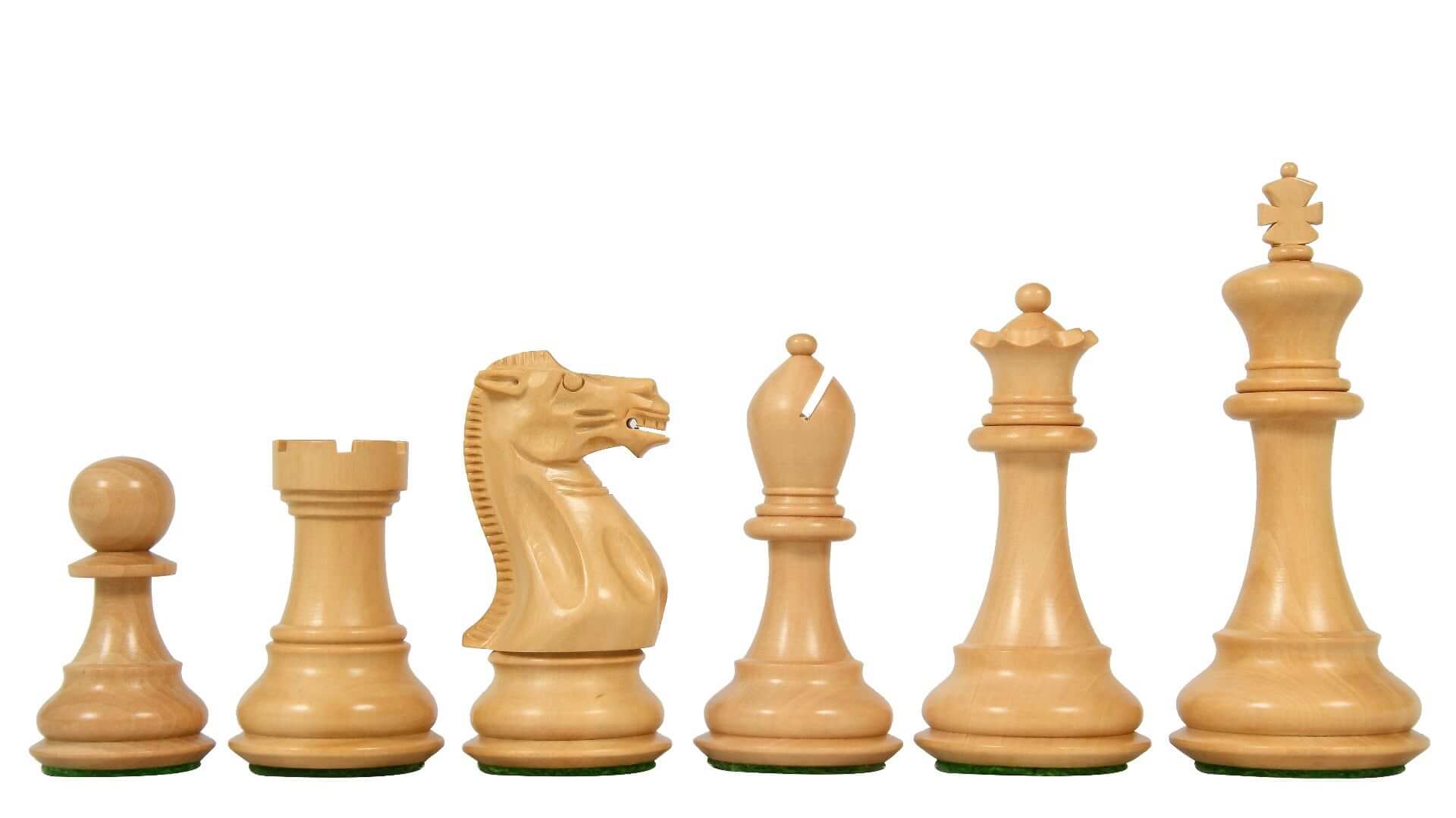 Jeu d'Echecs Or en Bois