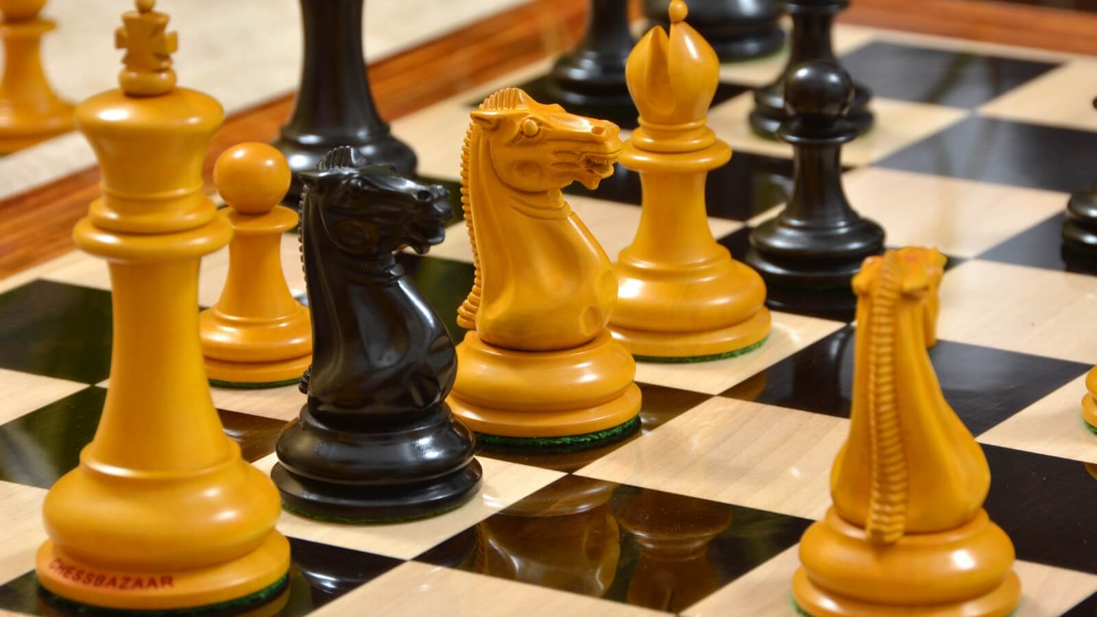 Jeu d'Echecs Professionnel Modèle Staunton 6 Reine