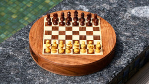 jeu d'échecs rond pions