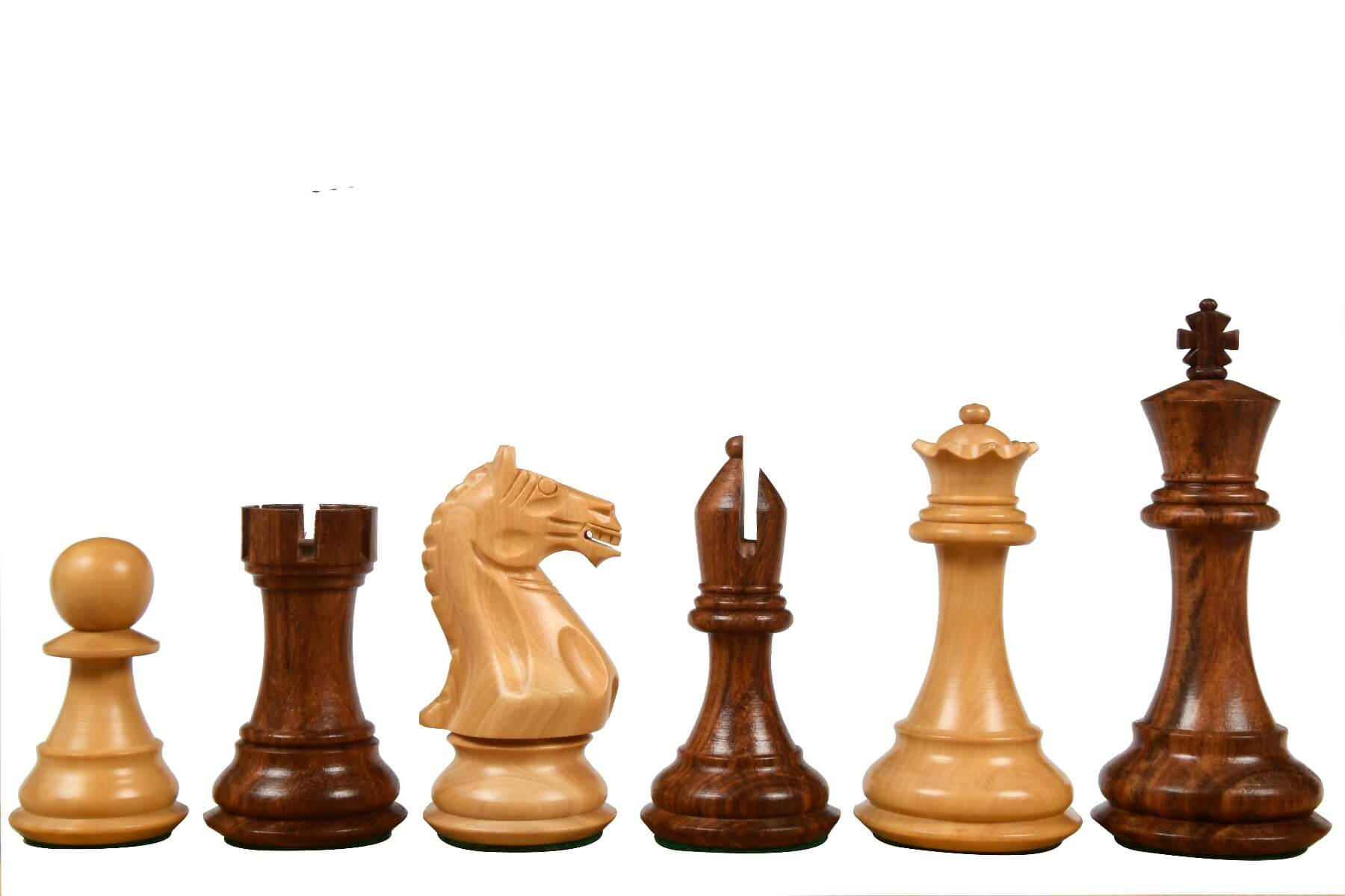 Jeu d'Échecs Staunton Supreme IV en Bois de Rose Indien