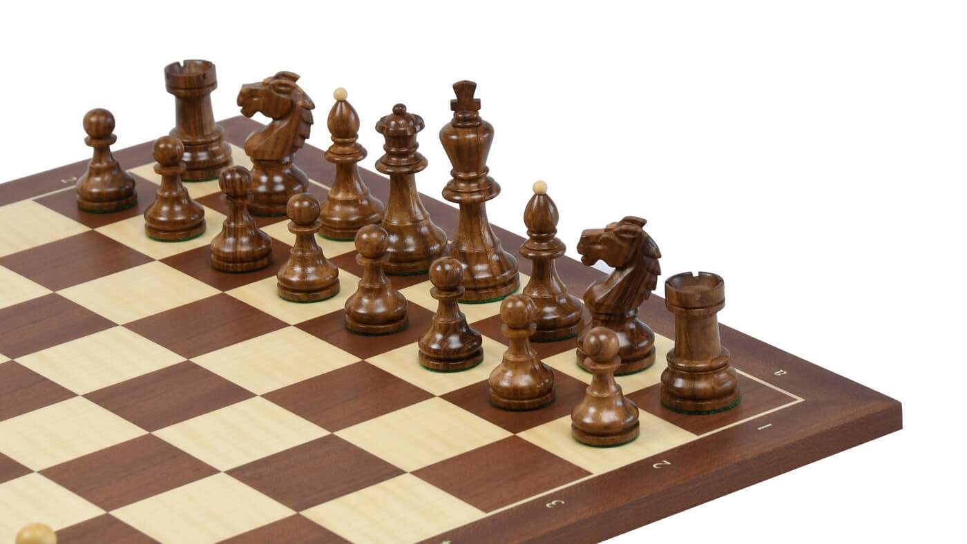 Jeu d'Échecs de Tournoi en Bois