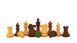 Jeu d'Echecs en Bois de Rose fait à la Main Cavalier