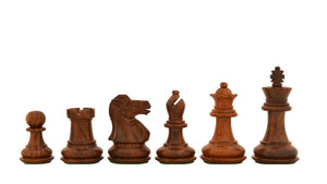 Jeu d'Echecs en Bois de Rose fait à la Main Noir