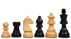 Jeu d'échecs en Buis <br>Ebonisé