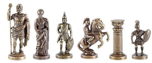 jeu d'échecs grec antique pillier