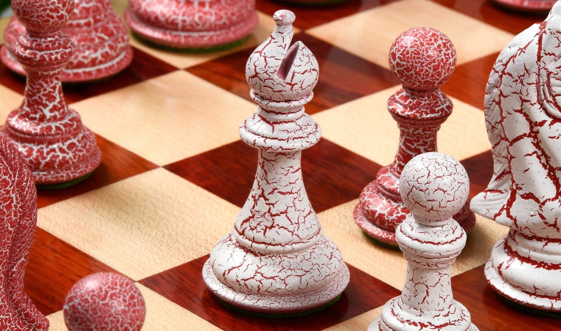 Jeu d'Échecs <br>Rose Craquelé