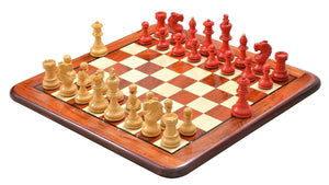 Jeu d'Échecs Rouge sur Echiquier