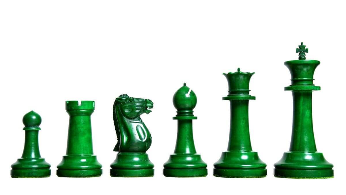 Jeu d'Échec Vert Jigchess 50 cm | Beau Jeu d'Échec | France Jeu d'Échec Vert Jigchess 50 cm | Beau Jeu d'Échec | France