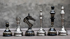 Pièces d'Échecs <br>en Métal