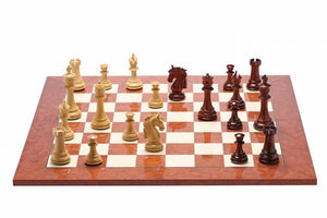 Pièces d'Echecs Style France Pions Noirs