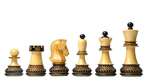 Pièces d'Echecs en Bois de Luxe Blanches