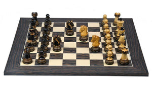 Pièces d'Echecs en Bois de Luxe Buis