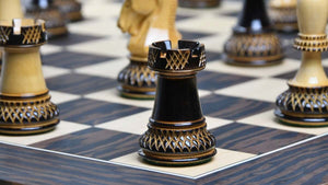 Pièces d'Echecs en Bois de Luxe Tour