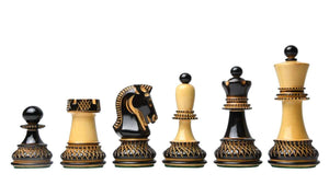 Pièces d'Echecs en Bois de Luxe