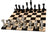 pieces echecs en metal bois