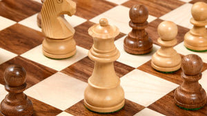 jeu echecs bois exotique plateau