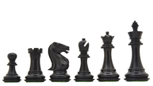 Pièces d'Echecs Vintage Noires