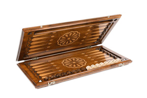 Plateau de Backgammon Armoiries Russie Bois