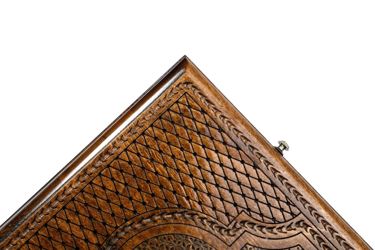 Plateau de Backgammon Artisanal Fermé