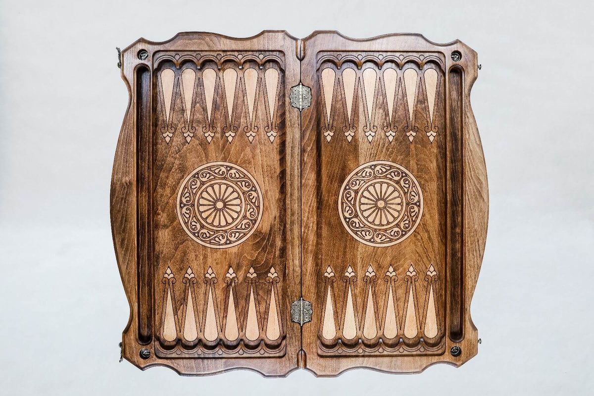 Plateau de Backgammon Cerf de Luxe Reine