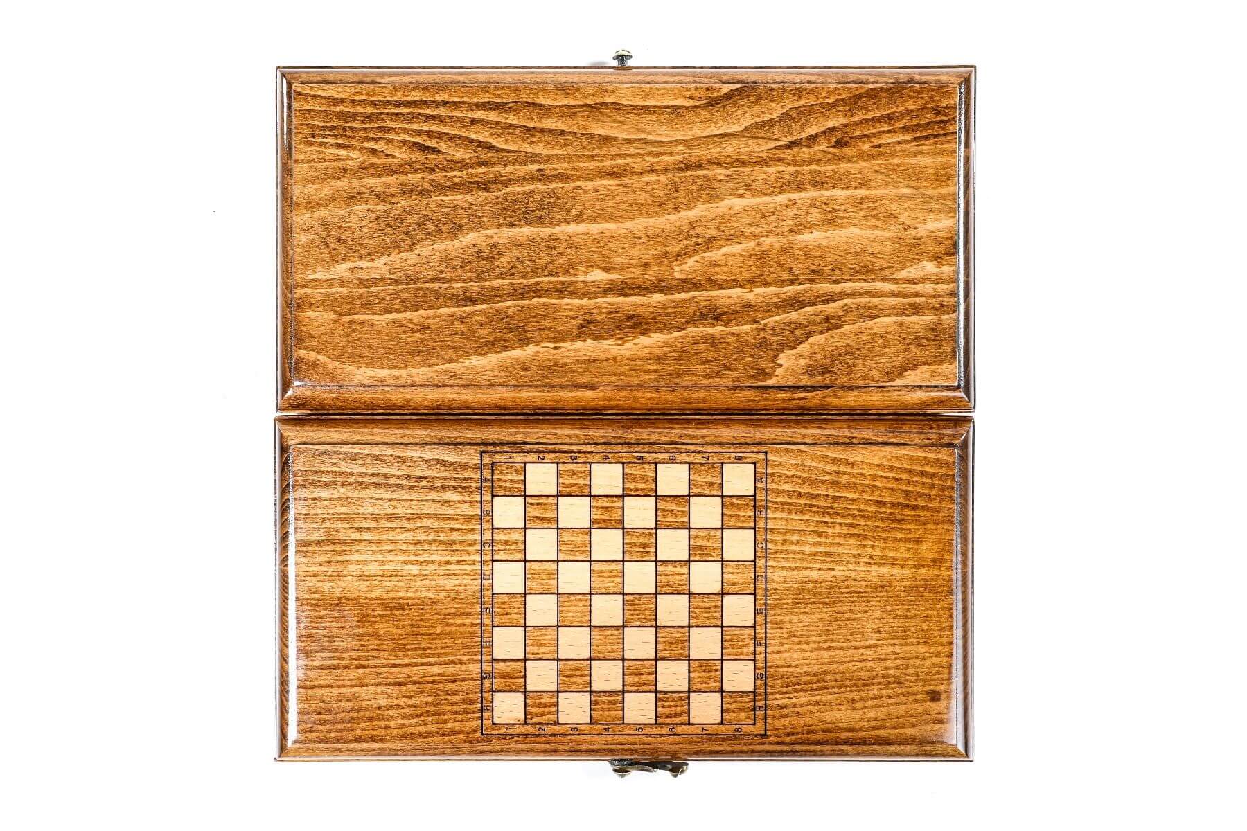 Plateau de Backgammon en Noyer Américain | Les Échiquiers du Roi Plateau de Backgammon en Noyer Américain | Les Échiquiers du Roi