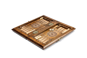 Plateau de Backgammon Classique Pions Adverses