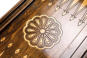 Plateau de Backgammon Décoratif Symboles Arméniens