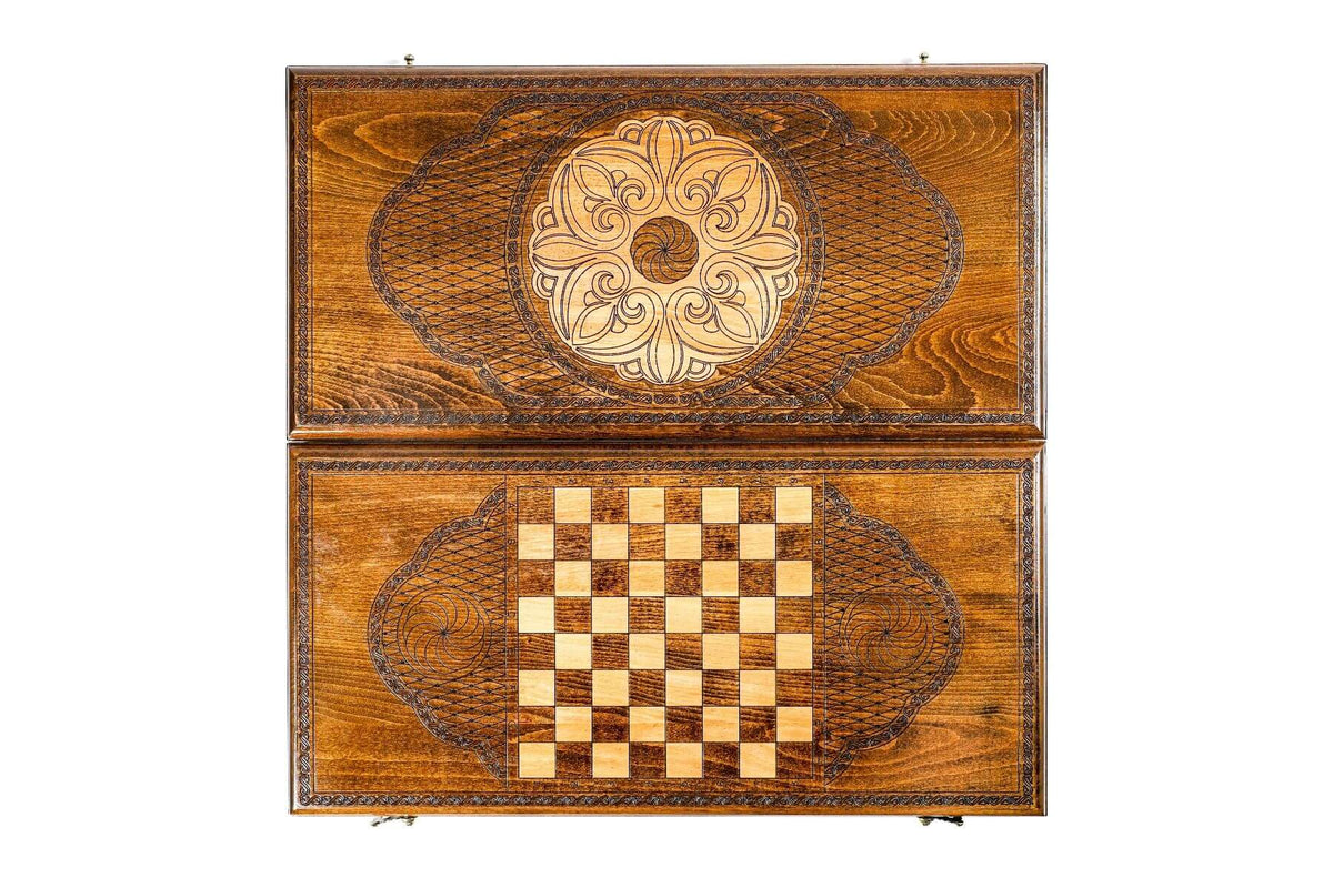 Plateau de Backgammon Décoratif Damier
