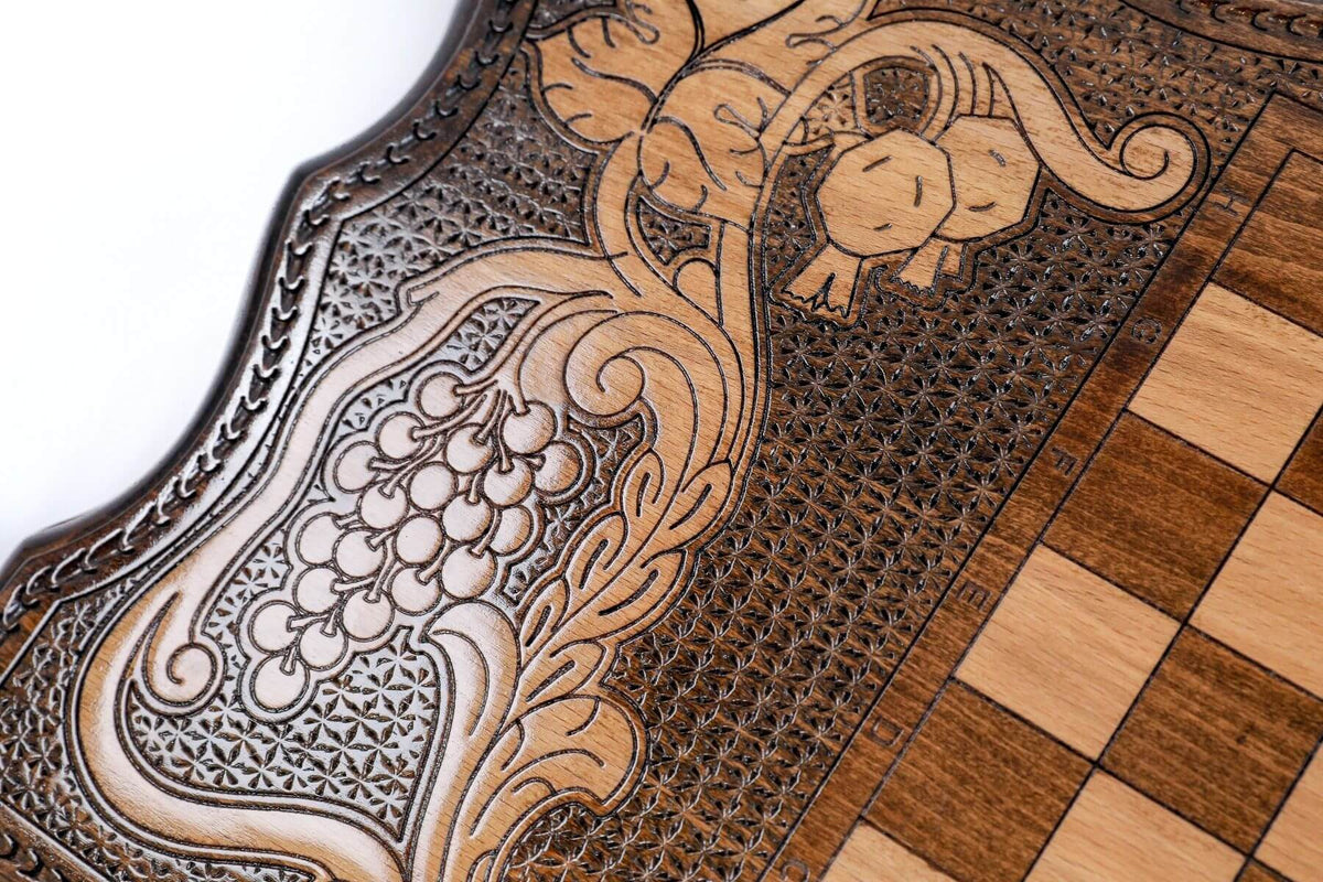 Plateau de Backgammon Eglise Serrure