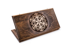 Plateau de Backgammon <br>Flocon de Neige