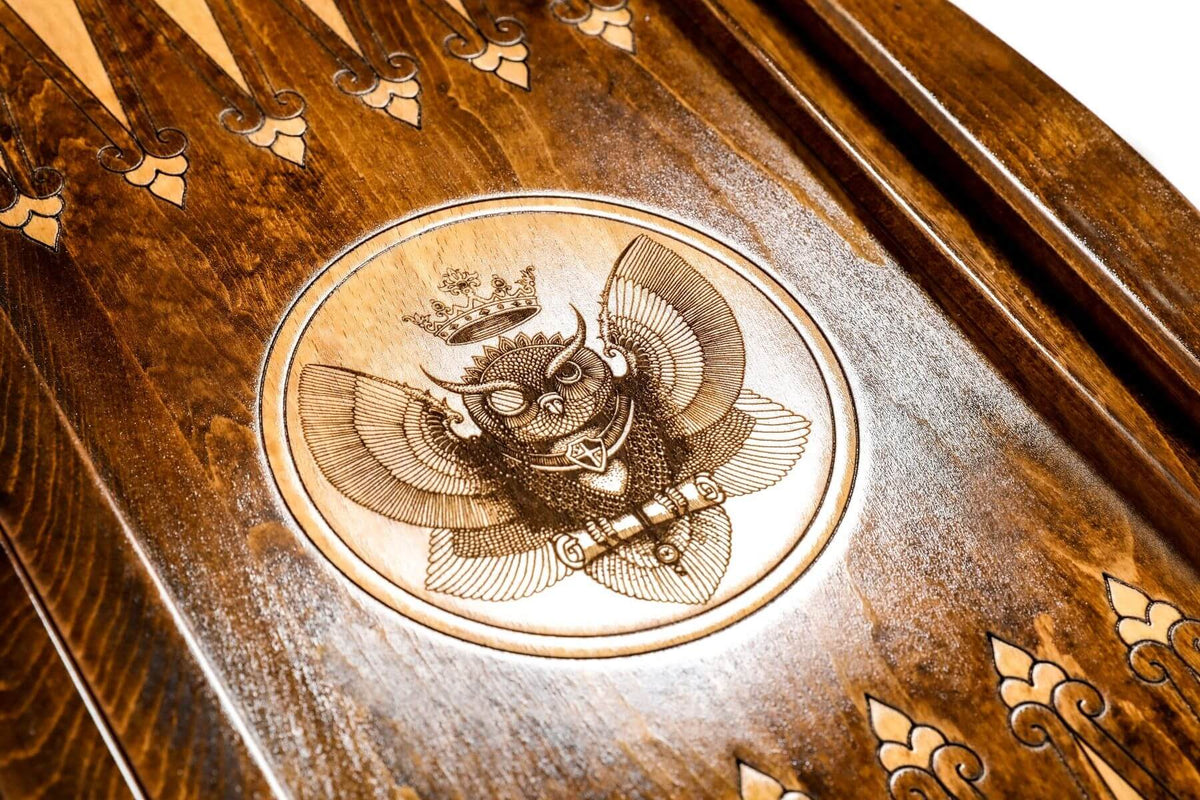 Plateau de Backgammon <br>Hibou