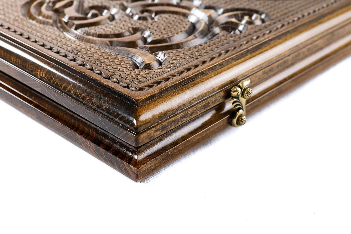 Plateau de Backgammon Lion Oriental Serrure