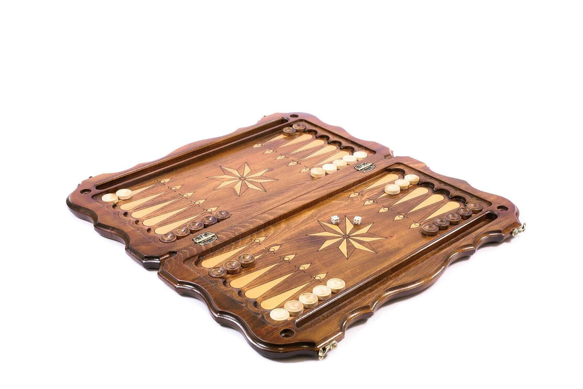 Plateau de Backgammon Octagramme Pliable