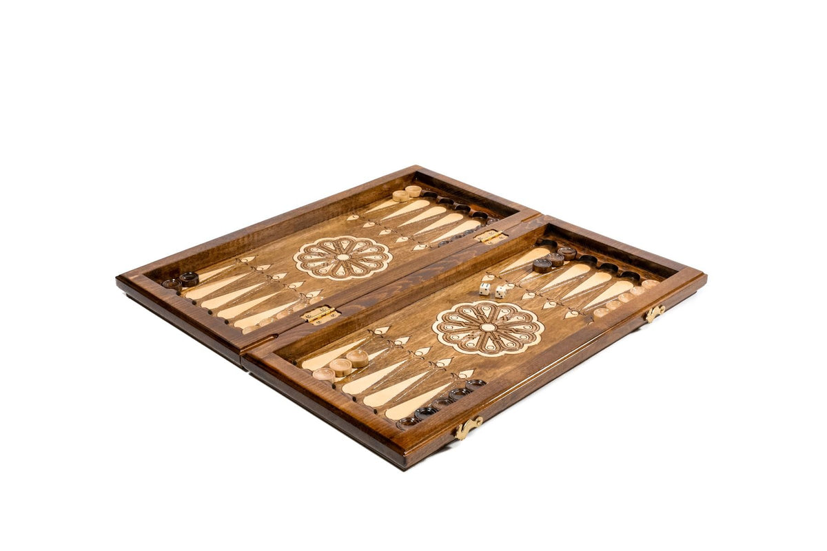 Plateau Backgammon Ornementé Echiquier