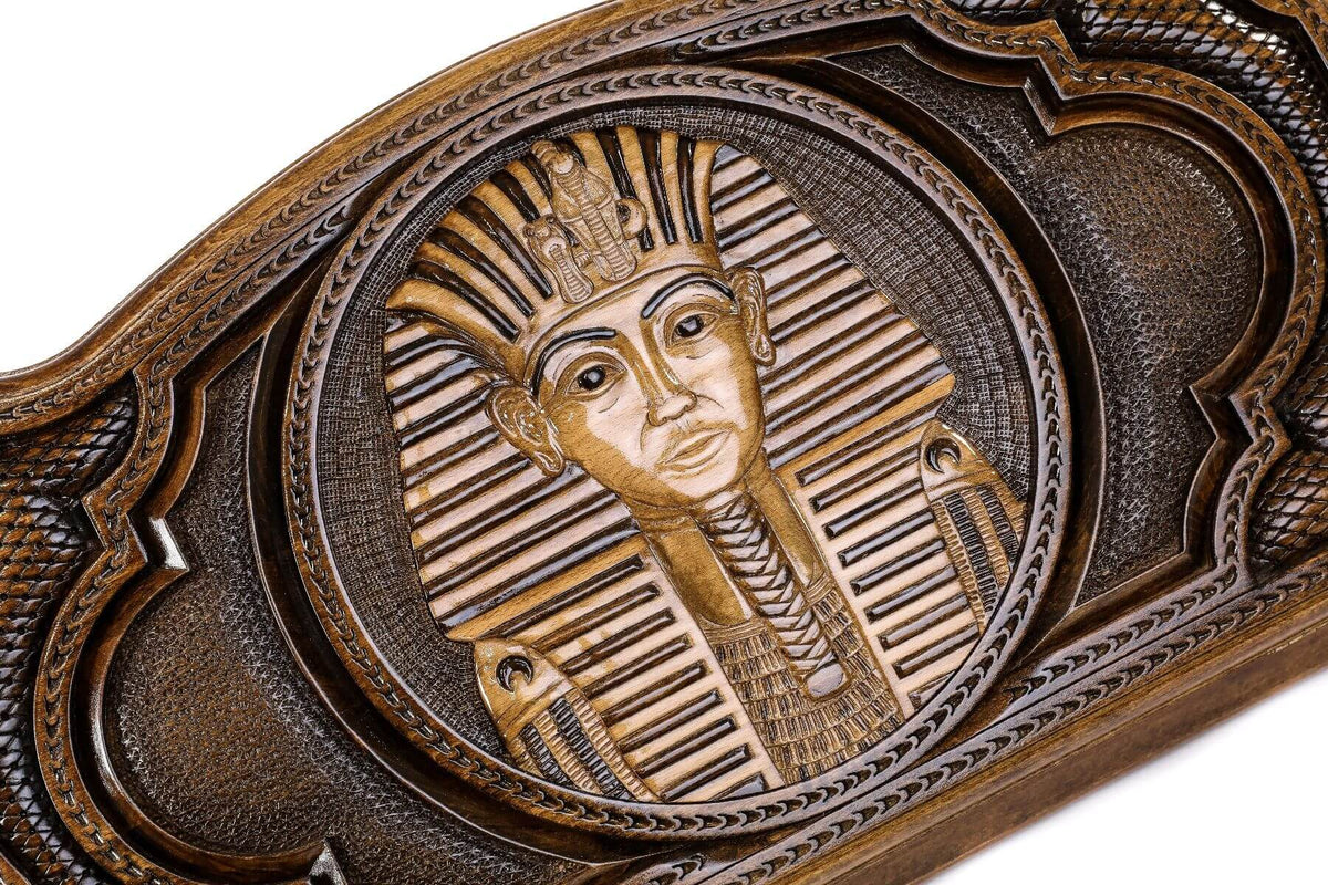 Plateau de Backgammon Pharaon en Bois